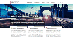 Desktop Screenshot of lexperts.pl